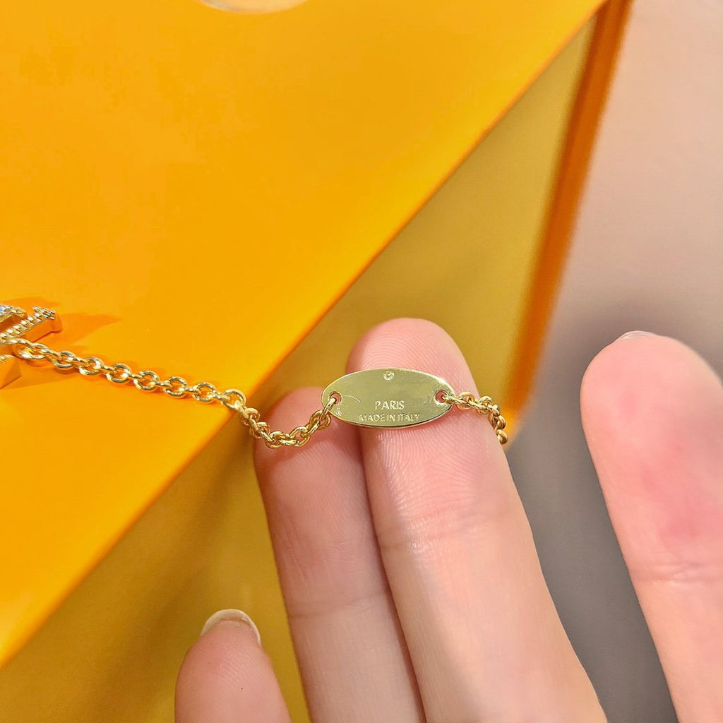 [⭐DORISW] LOGO STAR MOTIF GOLD BRACELET