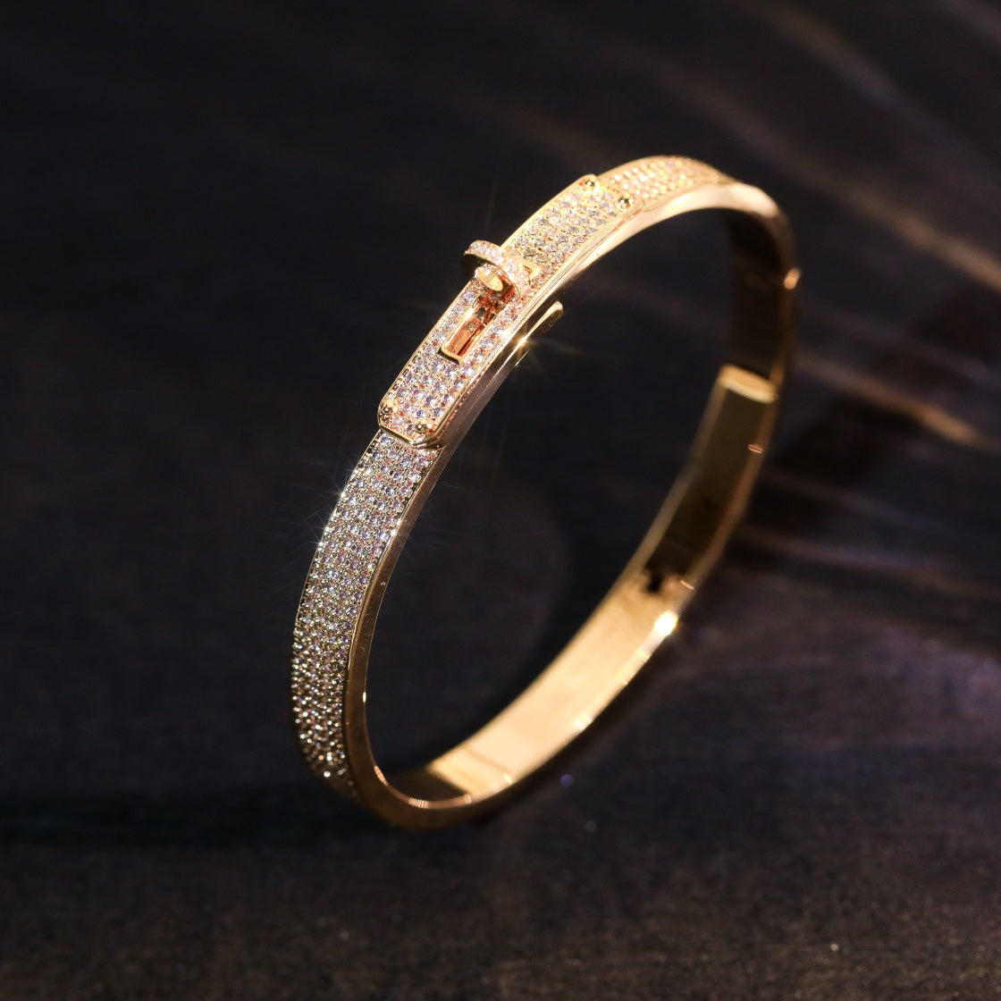 [⭐DORISW] KELLY BRACELET DIAMOND PAVED