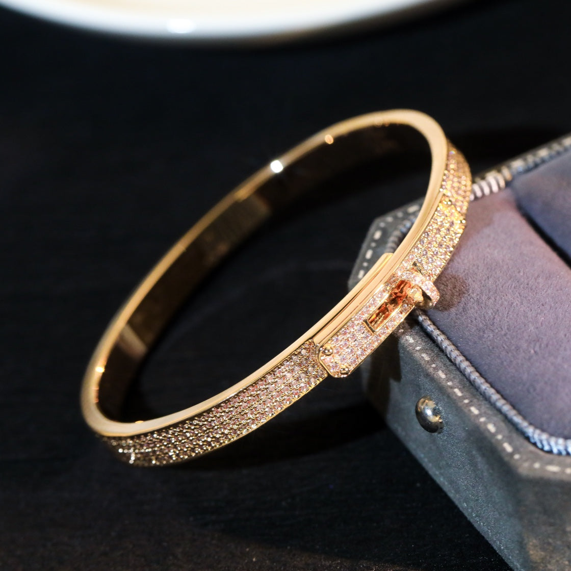 [⭐DORISW] KELLY BRACELET DIAMOND PAVED