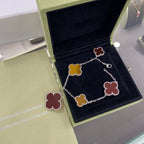 {
"⭐DORISW] CLOVER 5モチーフ シルバー カーネリアン タイガーアイ ブレスレット"
}