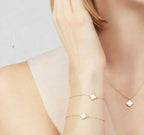 [⭐DORISW] CLOVER MINI 9.5MM WHITE MOTHER-OF-PEARL NECKLACE
