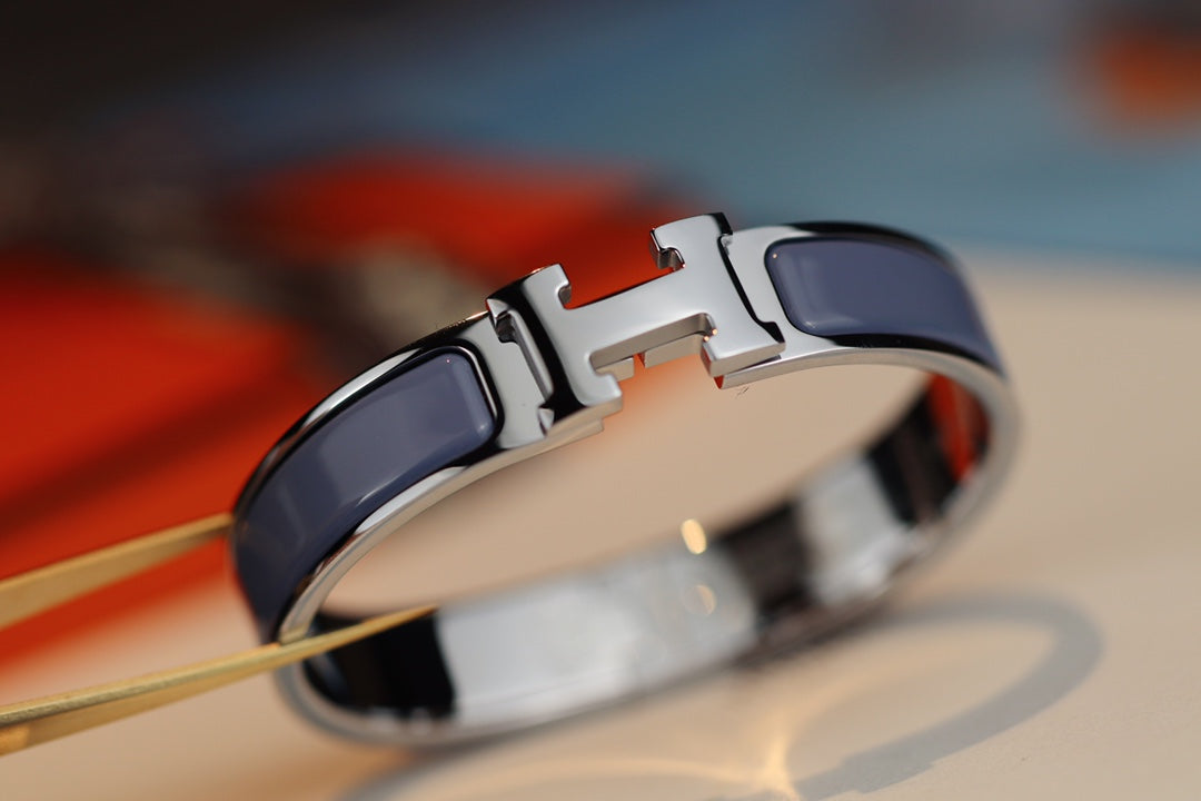 [⭐DORISW] H BRACELET 12MM BLUE GRAY