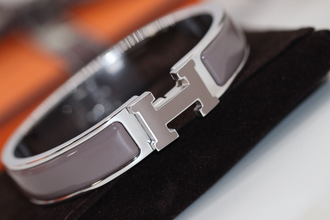 [⭐DORISW] H BRACELET 12MM BROWN