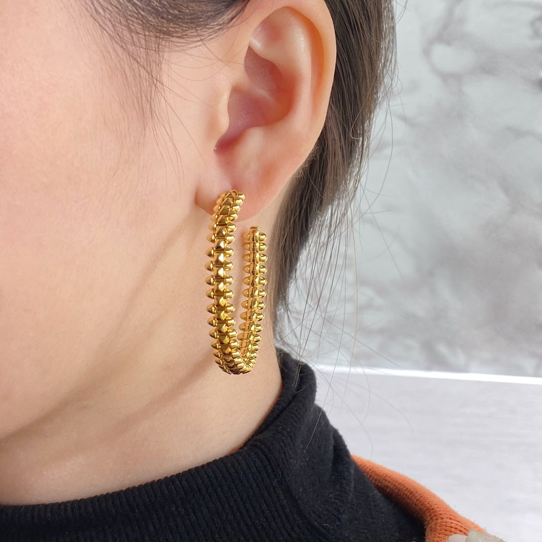 [⭐DORISW] クラッシュフープピアス