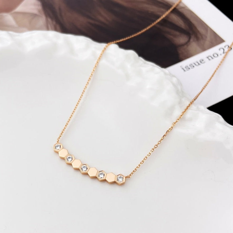 [⭐DORISW] BEE MY LOVE DIAMOND NECKLACE