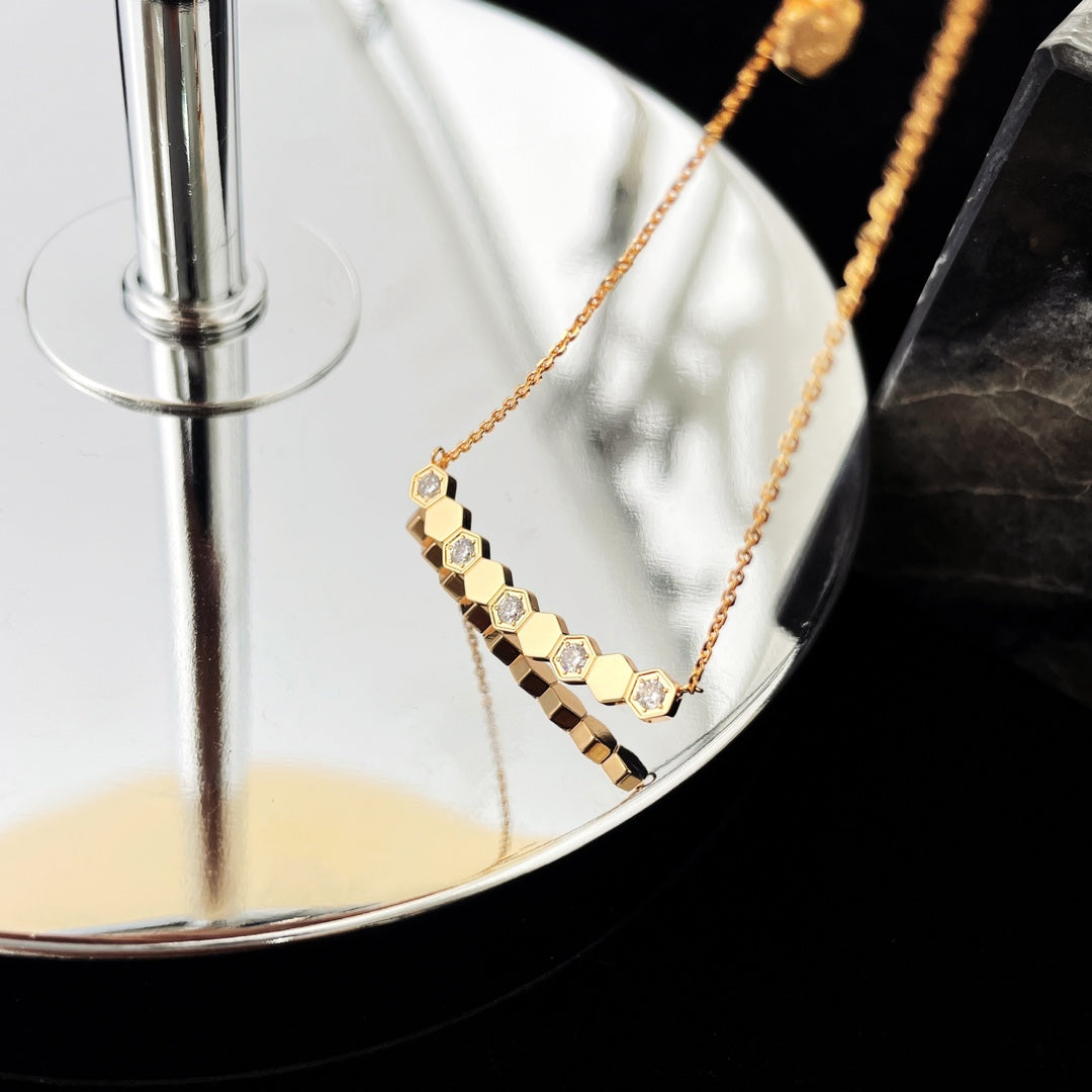 [⭐DORISW] BEE MY LOVE DIAMANT-HALSKETTE
