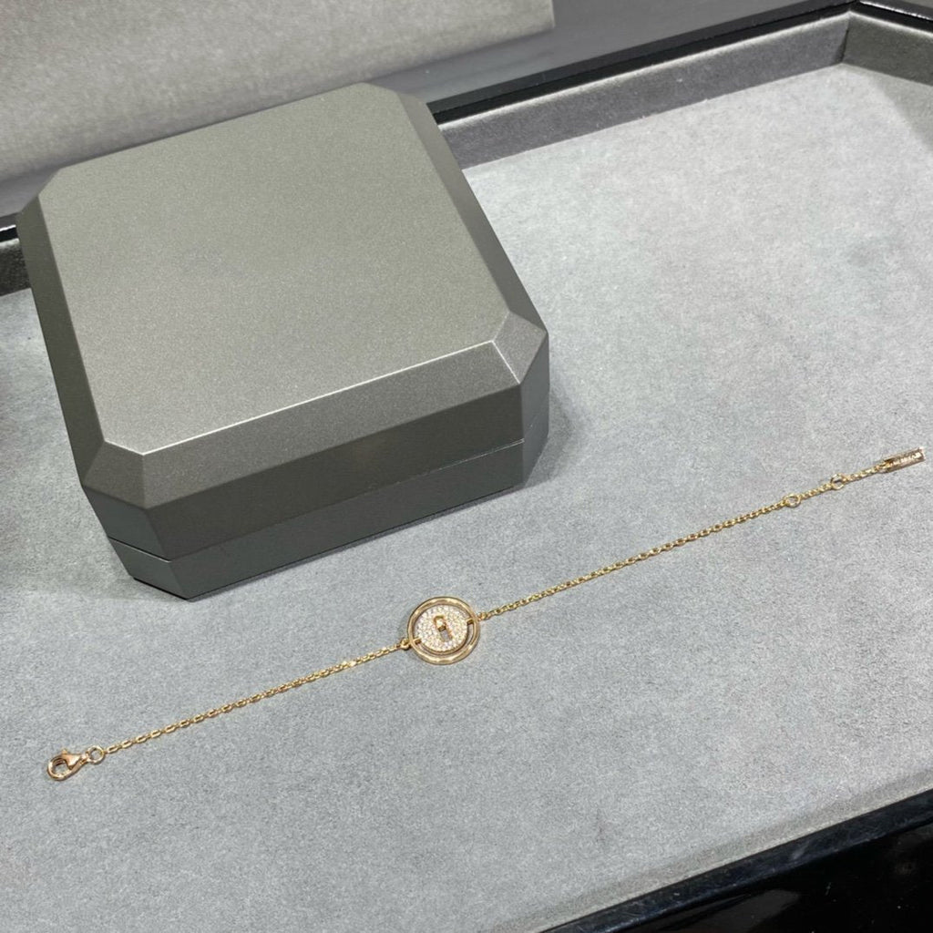 [⭐DORISW]LUCKY MOVE DIAMOND PAVED BRACELET