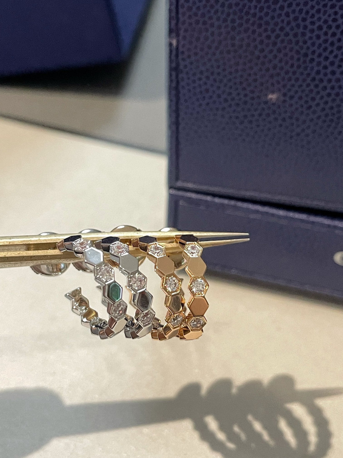 [⭐DORISW] BEE LOVE Ohrringe GOLD DIAMANT