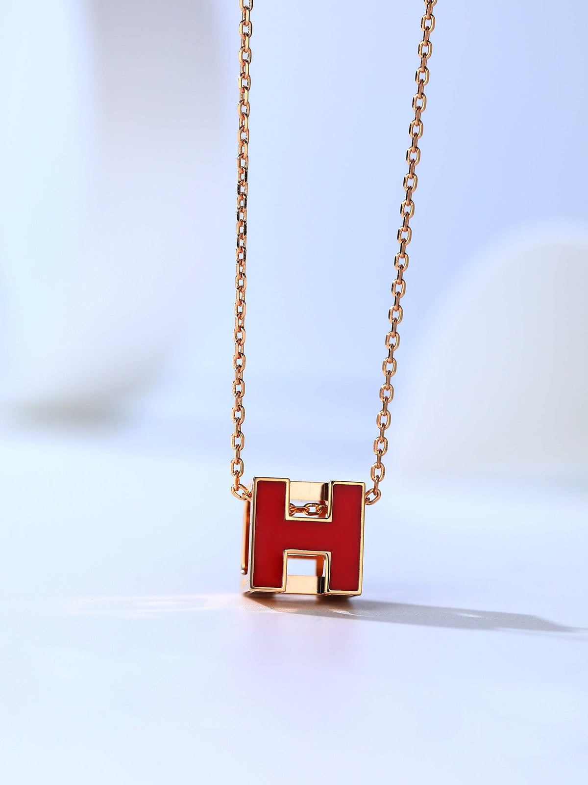 [⭐DORISW] H CAGE HALSKETTE ROSÉGOLD