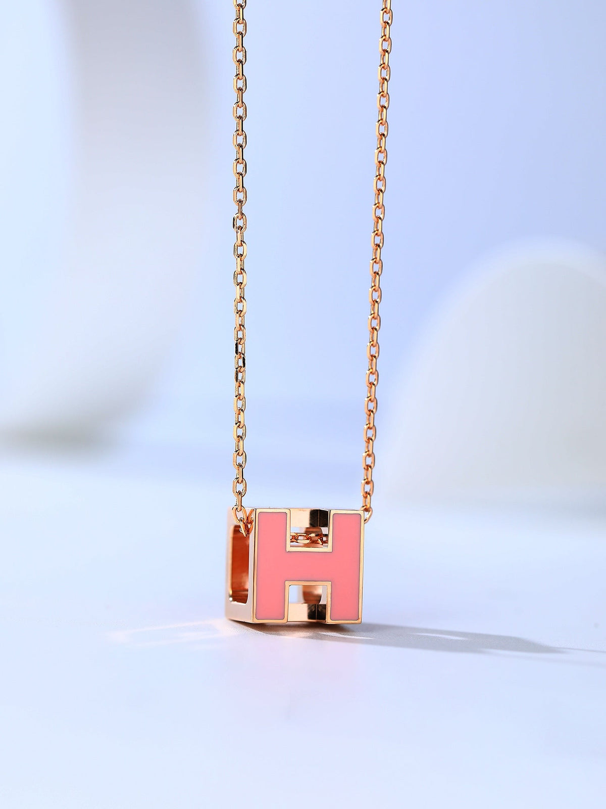 [⭐DORISW] H CAGE HALSKETTE ROSÉGOLD