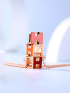 [⭐DORISW] H CAGE HALSKETTE ROSÉGOLD