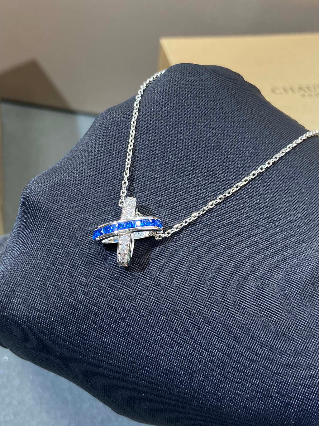 [⭐DORISW] LIENS ダイヤモンド シルバーネックレス