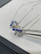 [⭐DORISW] LIENS ダイヤモンド シルバーネックレス
