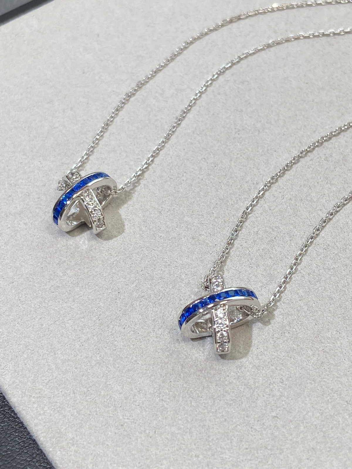 [⭐DORISW] LIENS ダイヤモンド シルバーネックレス