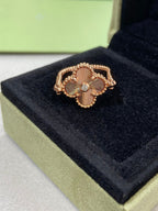 [⭐DORISW] CLOVER RIVERSIBLE ROSE GOLD RING