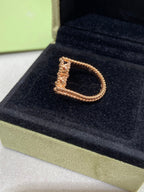 [⭐DORISW] CLOVER RIVERSIBLE ROSE GOLD RING