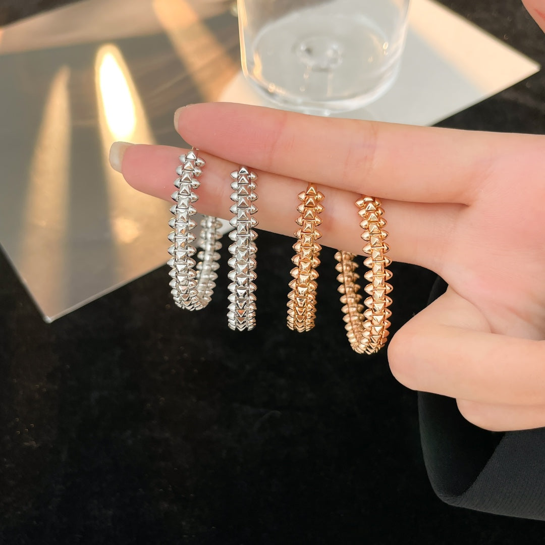 [⭐DORISW] クラッシュフープピアス