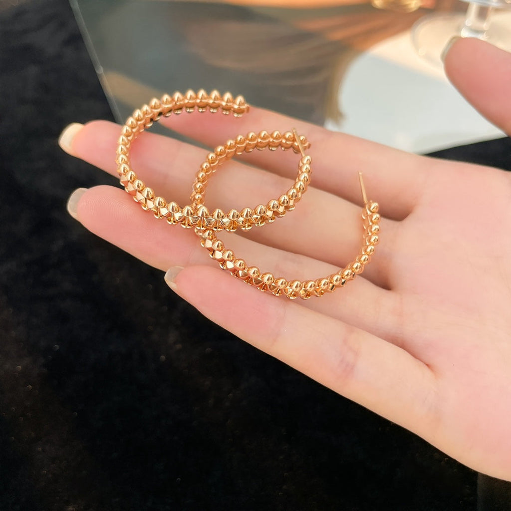 [⭐DORISW] クラッシュフープピアス