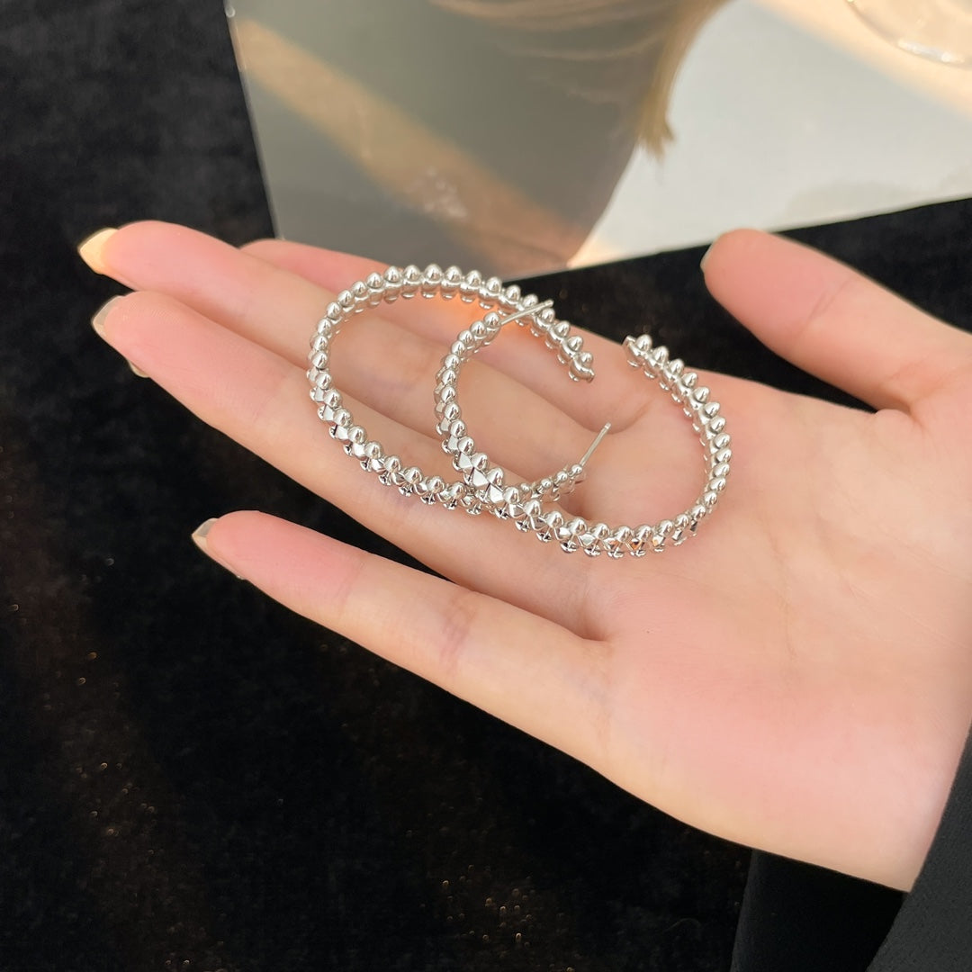 [⭐DORISW] CLASH HOOP EARRINGS