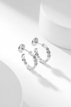 [⭐DORISW] BEE LOVE DIAMOND HOOP EARRINGS