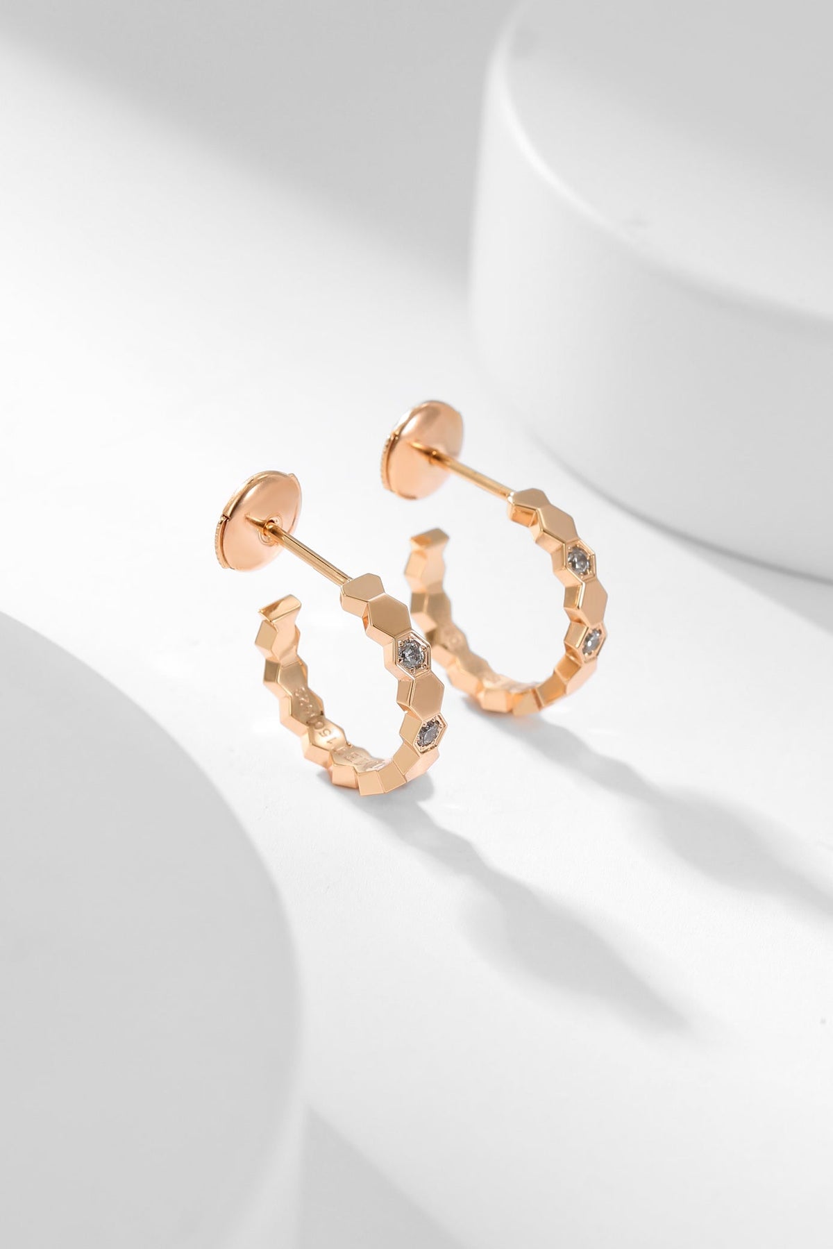 [⭐DORISW] BEE LOVE DIAMOND HOOP EARRINGS