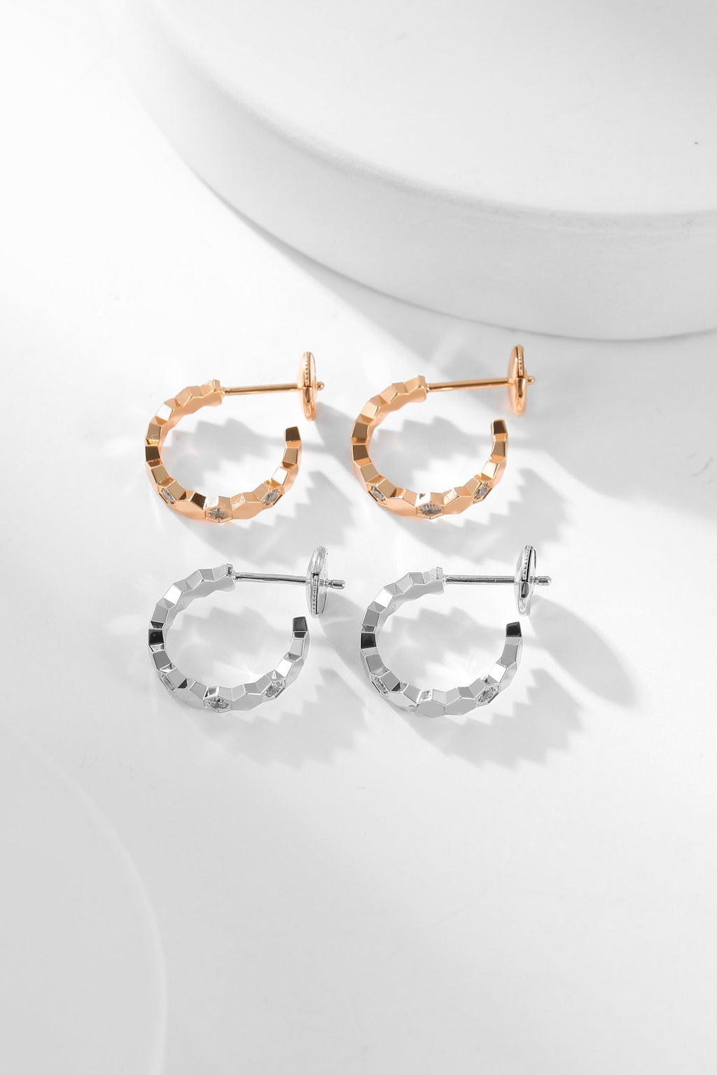 [⭐DORISW] BEE LOVE DIAMOND HOOP EARRINGS