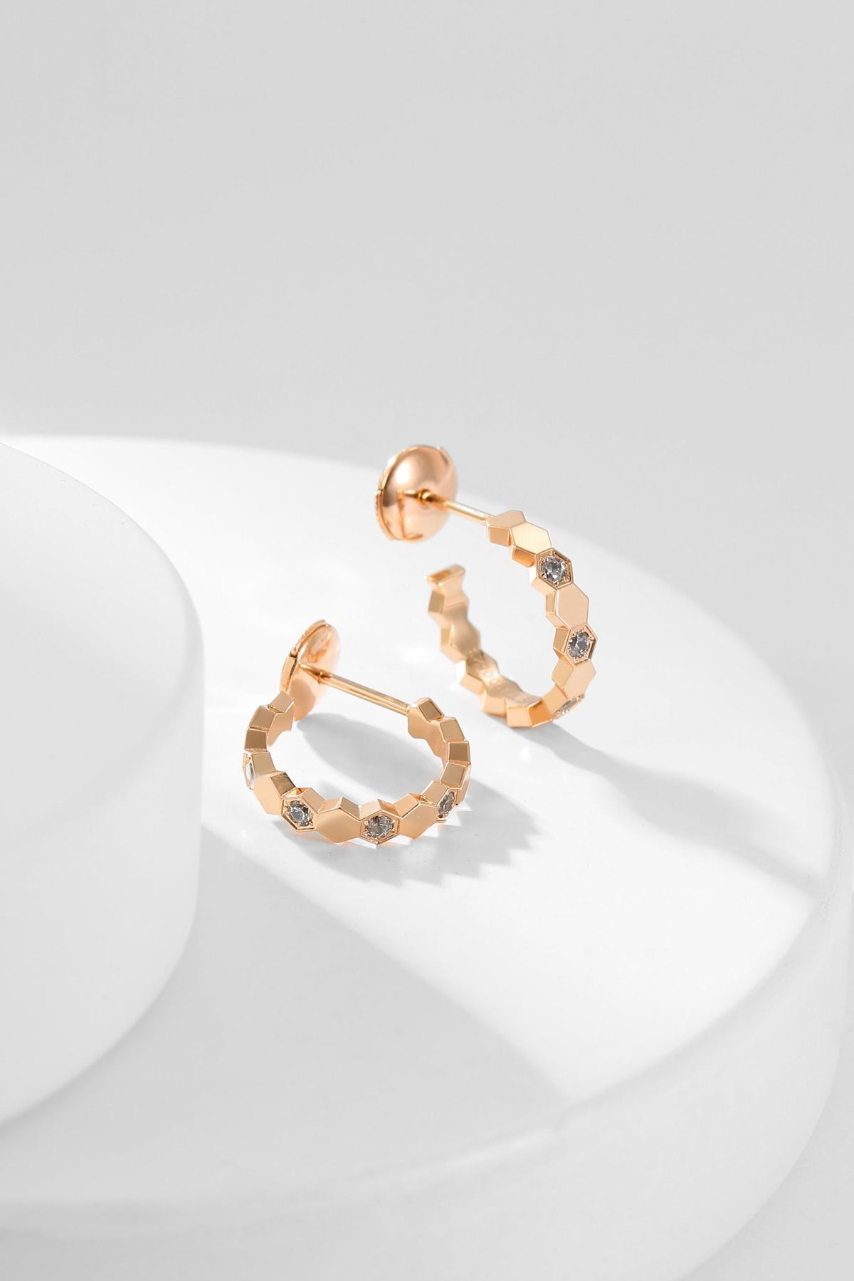 [⭐DORISW] BEE LOVE DIAMOND HOOP EARRINGS