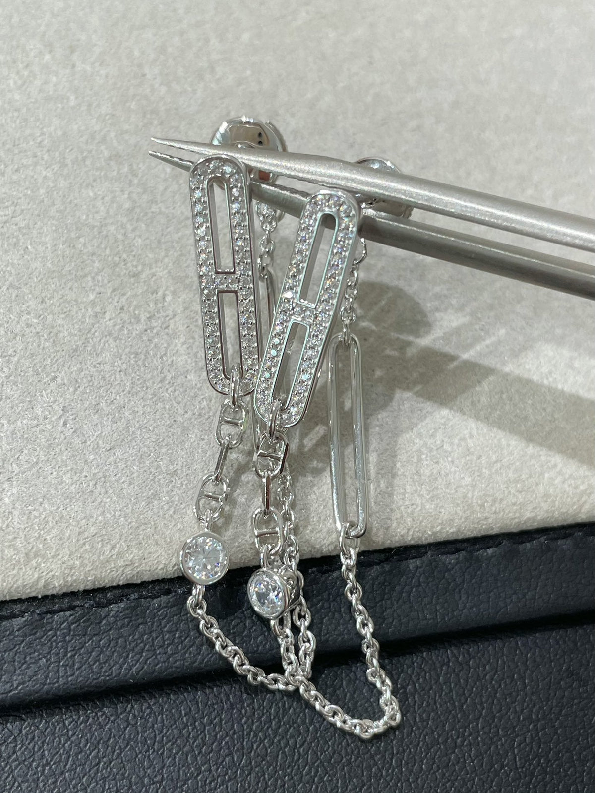 [⭐DORISW] CHAINE CHAOS DIAMANT-HÄNGE OHRRINGE