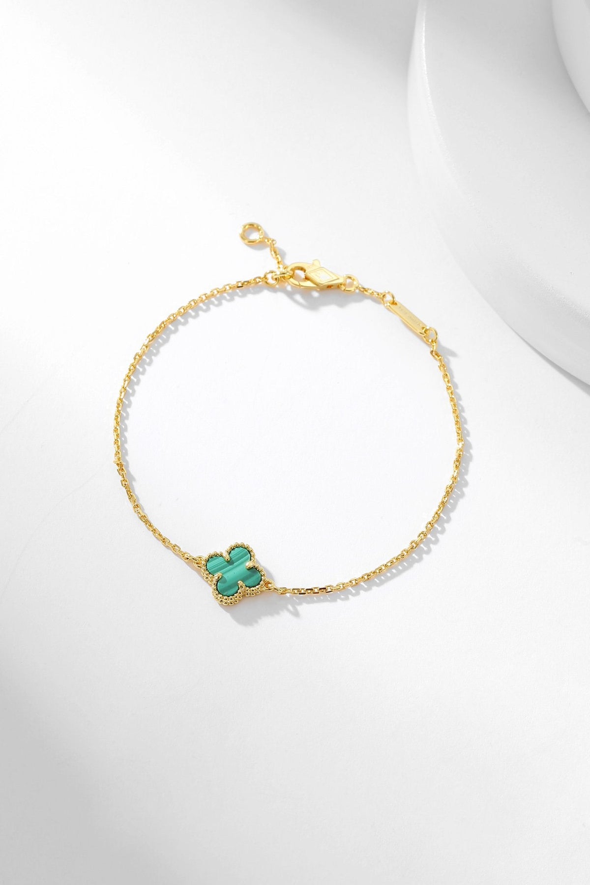[⭐DORISW] CLOVER BRACELET MALACHITE 1 MOTIF