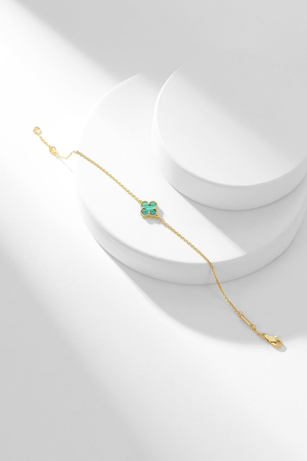[⭐DORISW] KLEEBATT-ARMBAND MALACHIT 1 MOTIV
