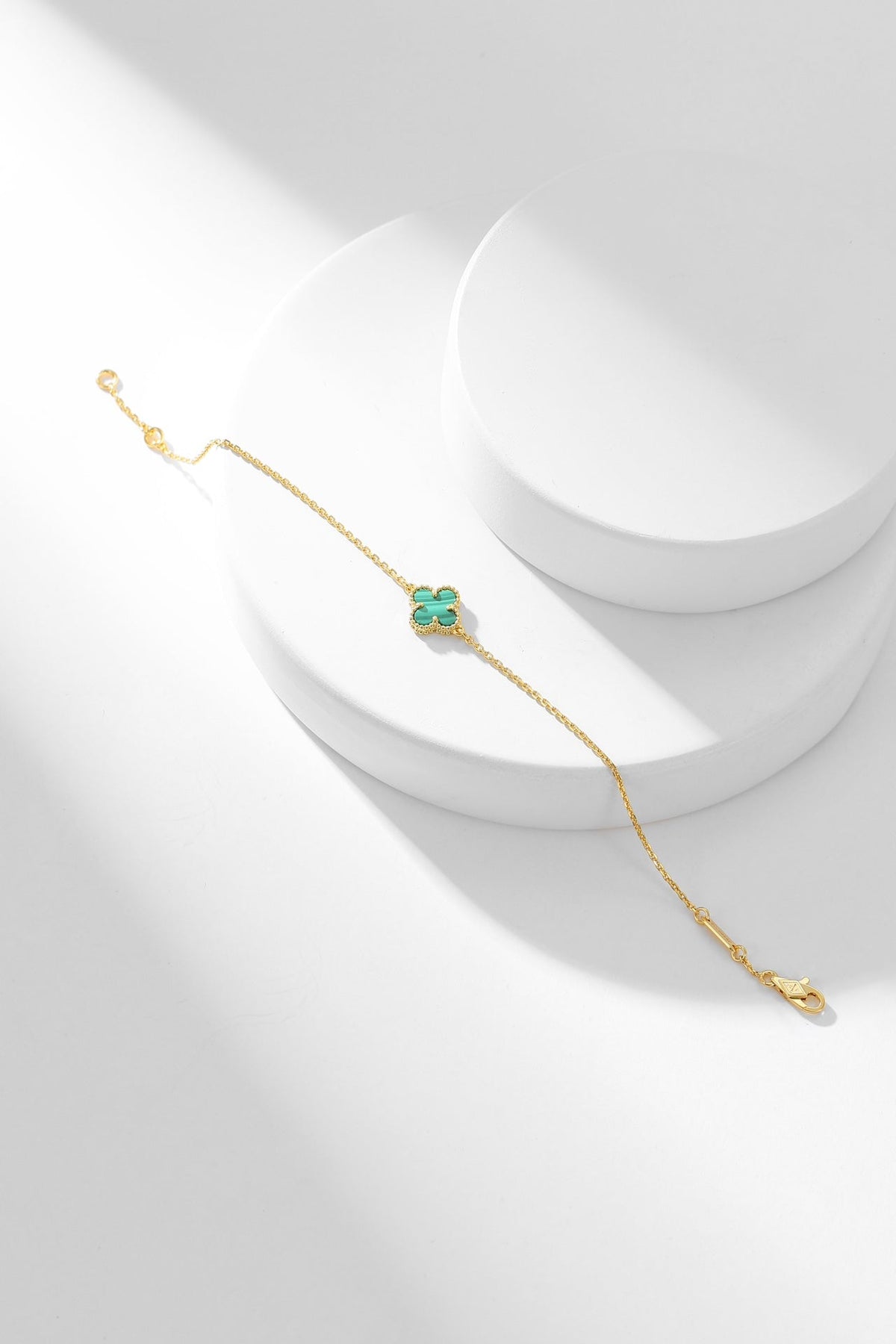 [⭐DORISW] KLEEBATT-ARMBAND MALACHIT 1 MOTIV