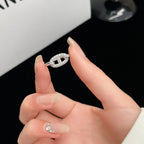 [⭐DORISW] RONDE SMALL SILVER DIAMOND RING
