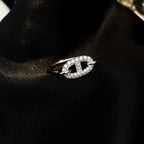 [⭐DORISW] RONDE SMALL SILVER DIAMOND RING