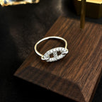 [⭐DORISW] RONDE SMALL SILVER DIAMOND RING