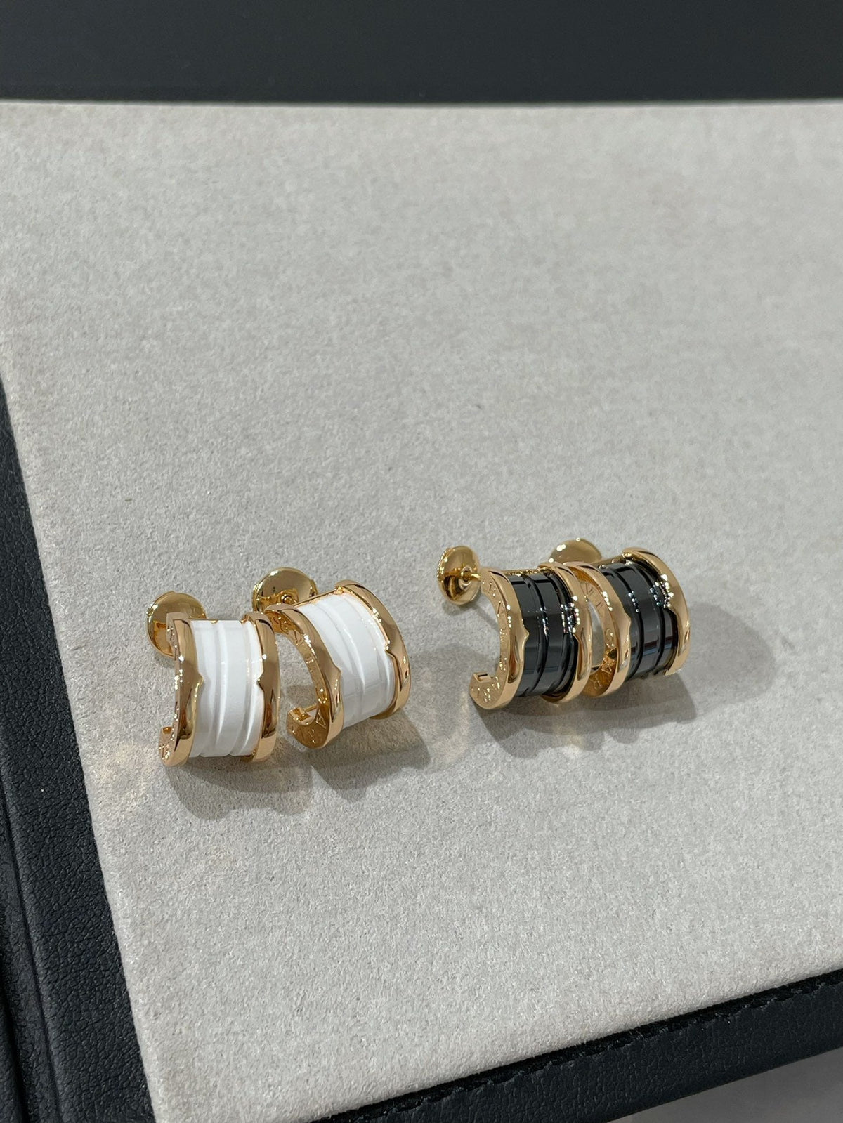 [⭐DORISW]ZERO 1 OHRRINGE AUS KERAMIK IN ROSÉGOLD