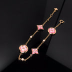 {
  "[⭐DORISW] STAR AND SUN 4 MOTIF PINK MOP PINK GOLD BRACELET": "[⭐DORISW] スター＆サン 4モチーフ ピンクMOP ピンクゴールド ブレスレット"
}