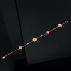 {
  "[⭐DORISW] STAR AND SUN 4 MOTIF PINK MOP PINK GOLD BRACELET": "[⭐DORISW] スター＆サン 4モチーフ ピンクMOP ピンクゴールド ブレスレット"
}