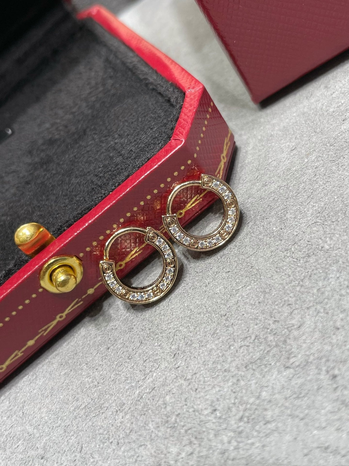 [⭐DORISW] ラブダイヤモンドピアス