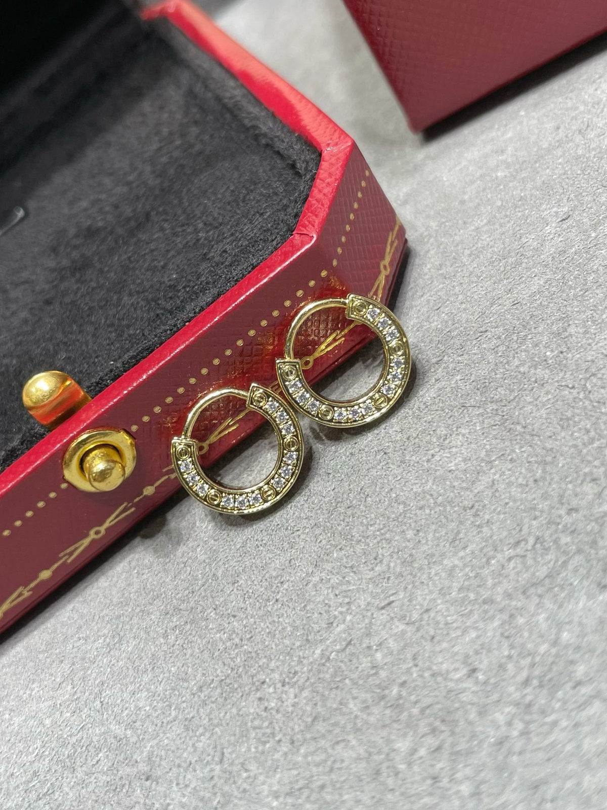 [⭐DORISW] ラブダイヤモンドピアス