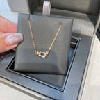 [⭐DORISW] FORCE 10 DIAMOND PINK GOLD NECKLACE MINI MODEL
