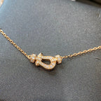 [⭐DORISW] FORCE 10 DIAMOND PINK GOLD NECKLACE MINI MODEL