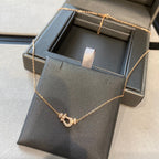 [⭐DORISW] FORCE 10 DIAMOND PINK GOLD NECKLACE MINI MODEL