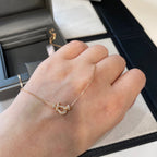 [⭐DORISW] FORCE 10 DIAMOND PINK GOLD NECKLACE MINI MODEL