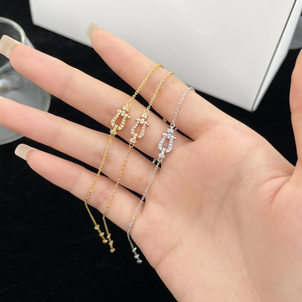 [⭐DORISW] FORCE 10 MINI-MODELL KETTE MIT VOLLDIAMANT-SCHLIESSE