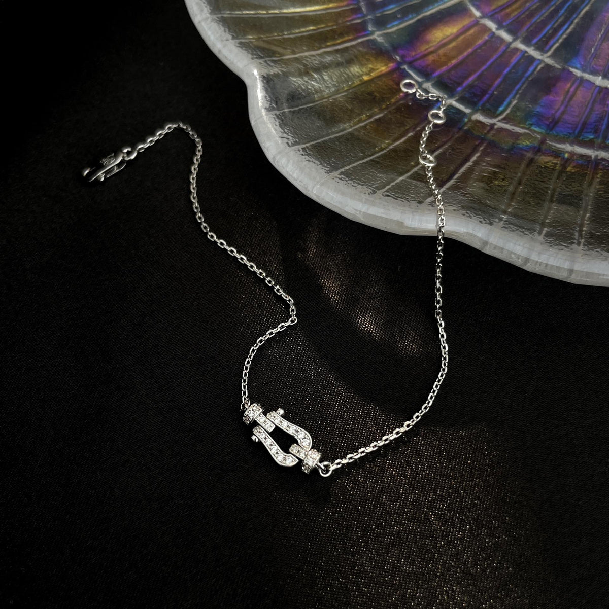 [⭐DORISW] FORCE 10 MINI-MODELL KETTE MIT VOLLDIAMANT-SCHLIESSE