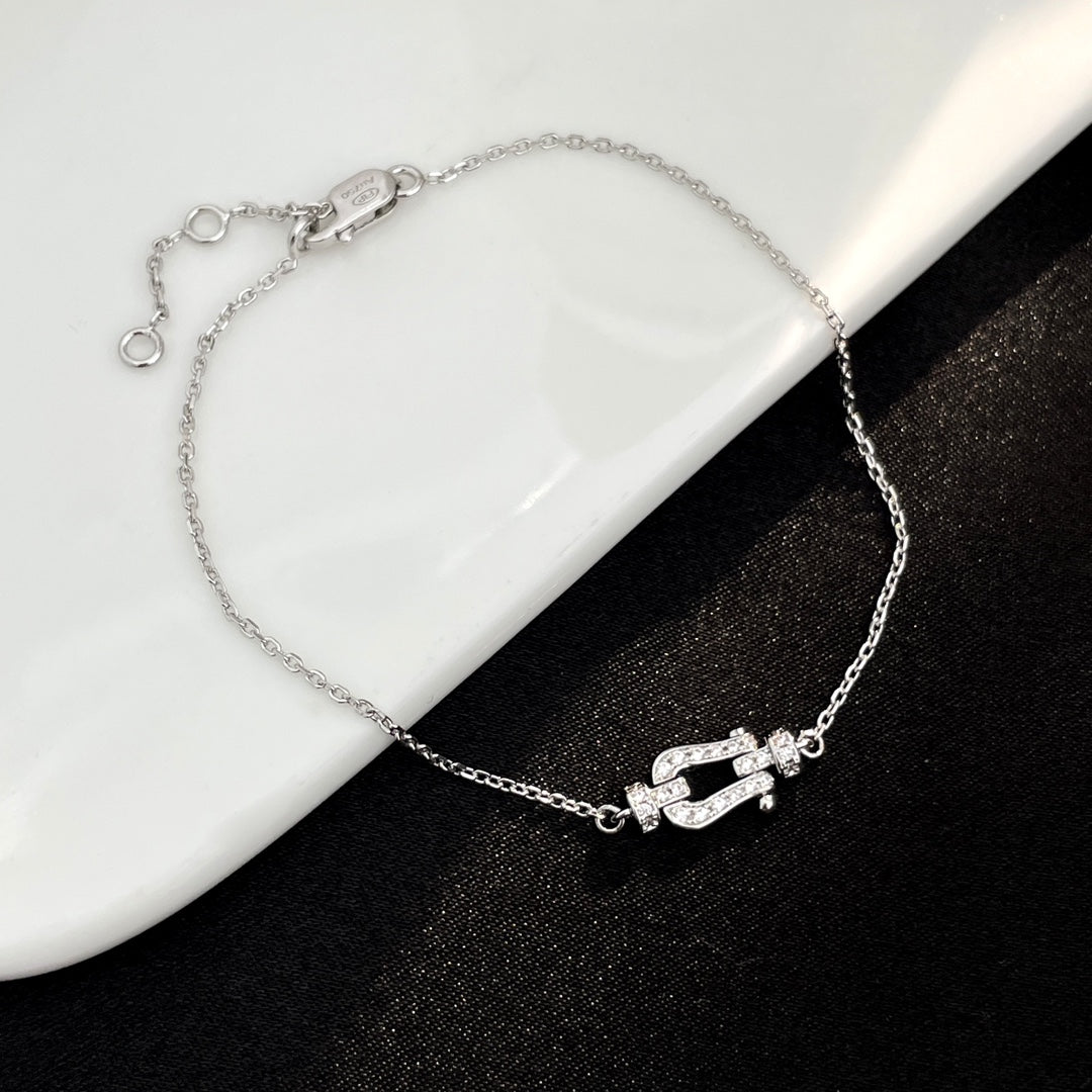[⭐DORISW] FORCE 10 MINI-MODELL KETTE MIT VOLLDIAMANT-SCHLIESSE