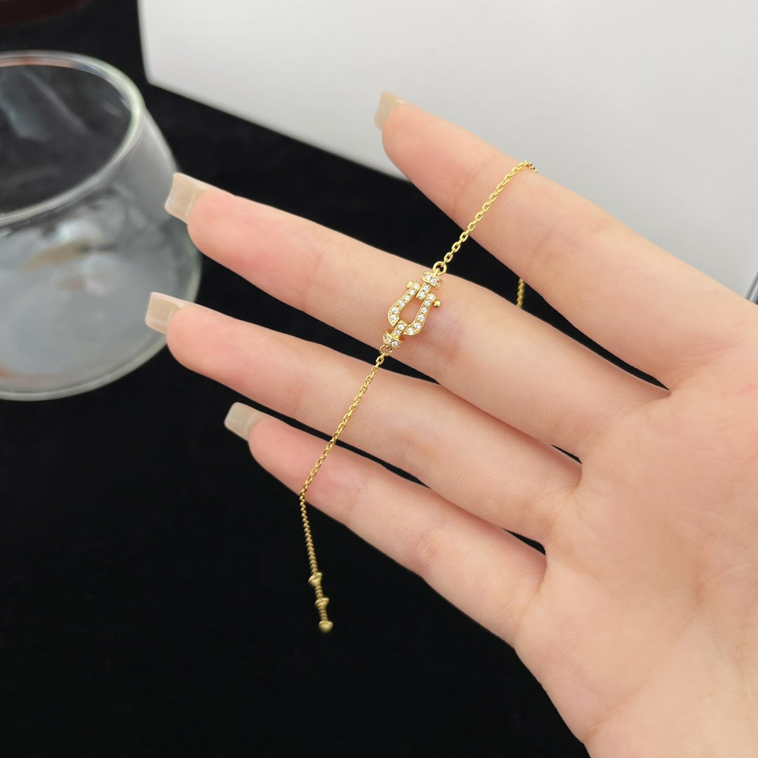 [⭐DORISW] FORCE 10 MINI-MODELL KETTE MIT VOLLDIAMANT-SCHLIESSE