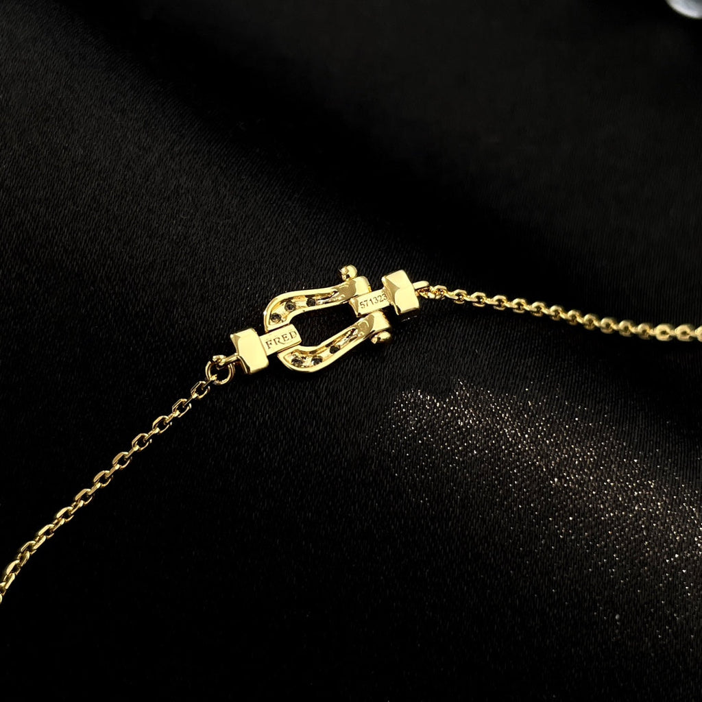 [⭐DORISW] FORCE 10 MINI-MODELL KETTE MIT VOLLDIAMANT-SCHLIESSE
