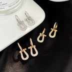 [⭐DORISW] FORCE 10 FULL DIAMOND DROP EARRINGS MEDIUM MODEL