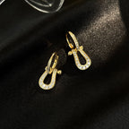 [⭐DORISW] FORCE 10 FULL DIAMOND DROP EARRINGS MEDIUM MODEL